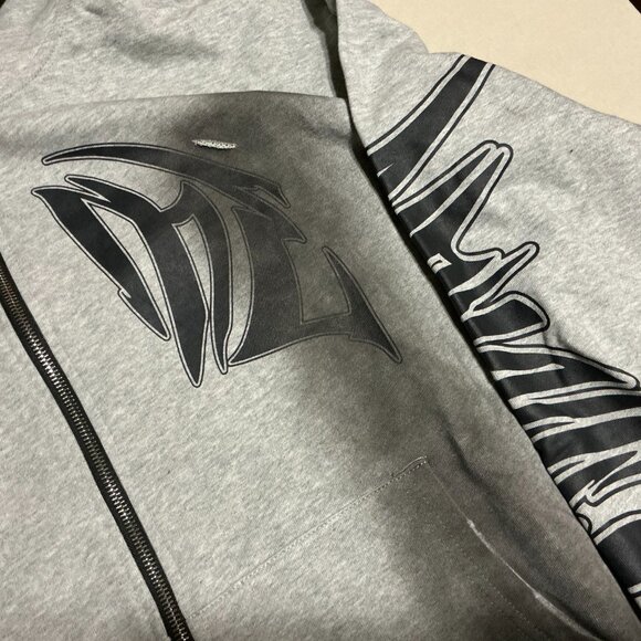 Gray Mixed Emotions blackwash jacket - Picture 4 of 7